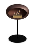 Le Feu Steel Low Dome Mocca Fireplaces Nüline Distribution ø2.5 cm black black rose gold burner