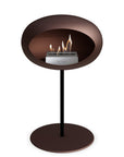 Le Feu Steel Low Dome Mocca Fireplaces Nüline Distribution ø2.5 cm black mocca steel burner