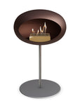 Le Feu Steel Low Dome Mocca Fireplaces Nüline Distribution ø2.5 cm polished steel nickel rose gold burner