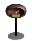 Le Feu Steel Low Dome Mocca Fireplaces Nüline Distribution ø6 cm black nickel rose gold burner