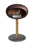 Le Feu Steel Low Dome Mocca