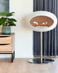 Le Feu Steel Low Dome White Fireplaces Nüline Distribution