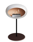 Le Feu Steel Low Dome White Fireplaces Nüline Distribution ø2.5 cm black mocca steel burner