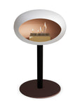 Le Feu Steel Low Dome White Fireplaces Nüline Distribution ø6 cm black mocca rose gold burner
