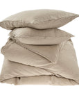 LINA LINEN DUVET SET, DRIFWOOD living-bedding Indaba trading co