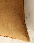 LINA LINEN PILLOW GOLD Indaba trading co