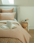 LINA LINEN PILLOW - TERRACOTTA living-decorative-object Indaba trading co