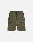 Linen-Blend Relaxed-Fit Cargo Bermuda Shorts Men Shorts Scotch Soda Homme Olive Night XL
