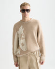 Loose-Fit Jacquard Pullover Men Knitwear Scotch Soda Homme Amphora M