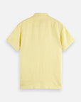Seasonal Core Linen Regular-Fit Short-Sleeved Shirt Men Shirts Scotch Soda Homme