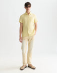Seasonal Core Linen Regular-Fit Short-Sleeved Shirt Men Shirts Scotch Soda Homme
