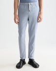 Seasonal Core Warren Cotton-Linen Twill Jogger Men Trousers Scotch Soda Homme Infinity 31-30