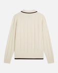 Structured Boucle Cardigan Men Knitwear Scotch Soda Homme Eggnog XLL