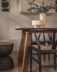 TABLE EROSION VIEUX TEAK Crusoe consigne