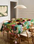 TABLECLOTH WITH TASSELS - Dora Nola DORA NOLA Vert