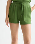 Tencel Shorts Shorts Scotch Soda Femme Garden Green S