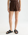 Tencel Shorts Shorts Scotch Soda Femme Hot Fudge M