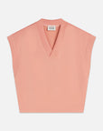 Tencel V-Neck Short Sleeve Sweater Woman Scotch Soda Femme