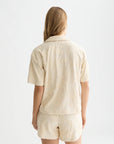 Towelling Short Sleeve Shirt Blouses Scotch Soda Femme Fog M