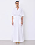Vivienne linen skirt Woman Notshy BLANC XS