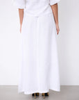 Vivienne linen skirt Woman Notshy BLANC M