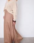 Vivienne linen skirt Woman Notshy MOKA L