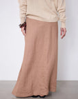 Vivienne linen skirt Woman Notshy MOKA M