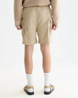 Washed Cotton-Blend Cargo Loose-Fit Bermuda Shorts Men Shorts Scotch Soda Homme