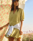 WOVEN LINEN DRESS 2 Dresses VELVET CITRON 3XL