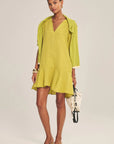 WOVEN LINEN DRESS 2 Dresses VELVET CITRON XXL