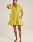 WOVEN LINEN DRESS 2 Dresses VELVET CITRON S