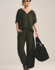 WOVEN LINEN PANT Trousers VELVET MUDSLIDE S