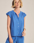 WOVEN LINEN TOP 2 Blouses VELVET CHALK S