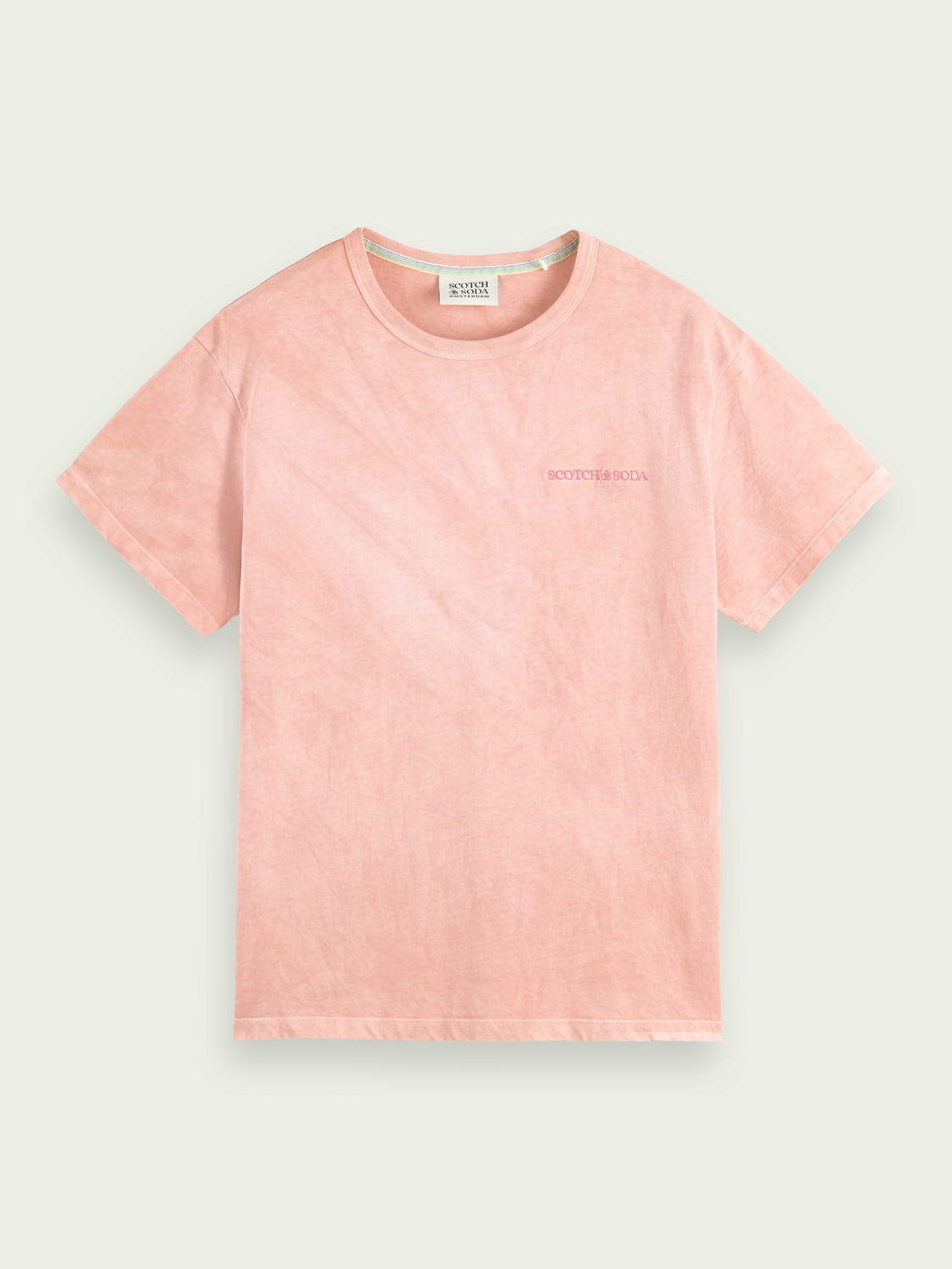 SCOTCH & SODA - T-shirt teint végétal unisexe
