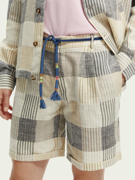 SCOTCH & SODA - The Twilt short plissé à carreaux