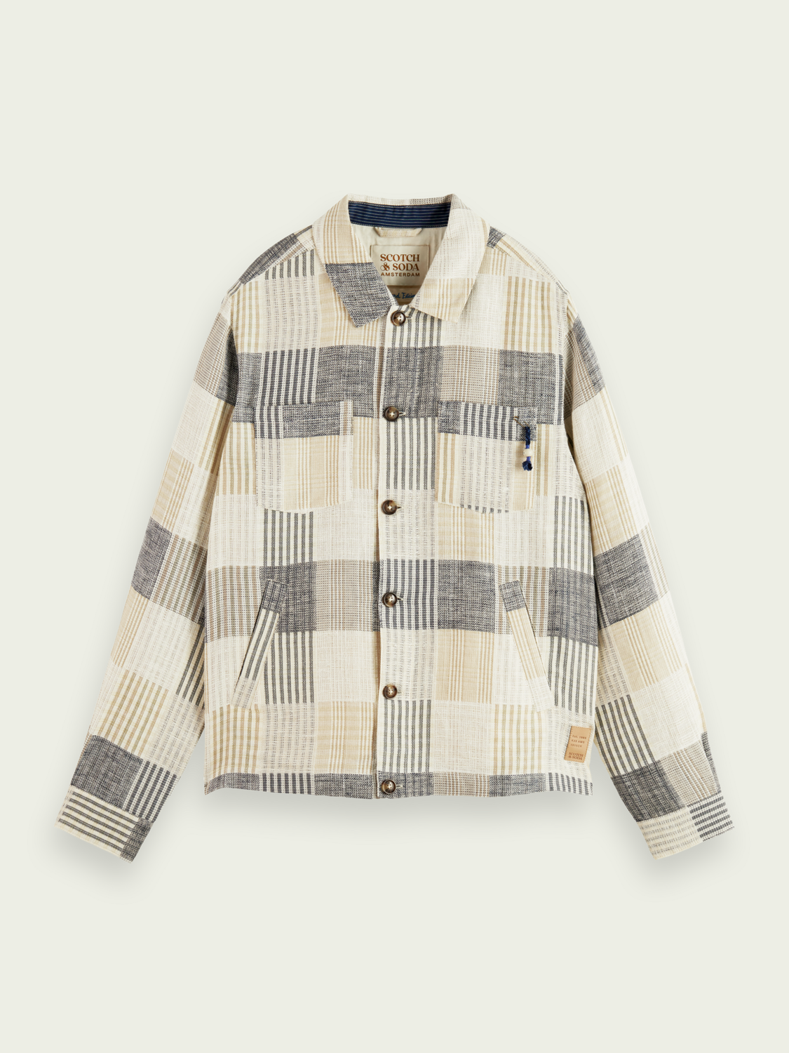 SCOTCH & SODA - Surchemise en jacquard à carreaux