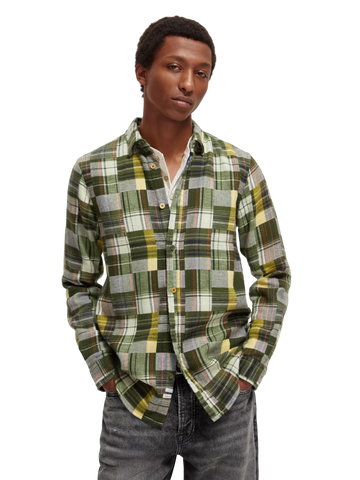 172940-Checked flannel shirt men Scotch & Soda