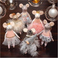 BALERINA MOUSE FELT ORNEMENT
