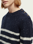 SCOTCH & SODA - Pull torsadé en laine mélangée