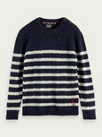 SCOTCH & SODA - Pull torsadé en laine mélangée