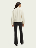 SCOTCH & SODA - Sweat demi-zip manches trompette