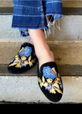 MATISSE STEP IN MULE EMBROIDERED
