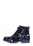 CAMPER LACED EMBROIDED BOOTIE