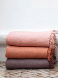 COCOON REVERSIVLE BLANKET SOFT PINK