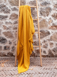 COCOON REVERSIBLE THROW & BLANKET CURRY MARIGOLD
