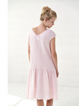 IVY Linen Midi Dress, Short Sleeve Women's Linen