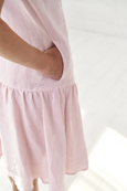 IVY Linen Midi Dress, Short Sleeve Women's Linen
