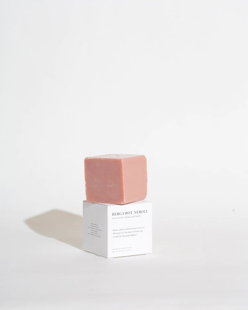 BERGAMOT NEROLI BALANCING PINK CLAY BATH BAR BY BROOKLYN CANDLE Gift Ideas Brooklyn Candel   