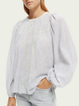 SCOTCH & SODA - Blouse brodée en coton bio