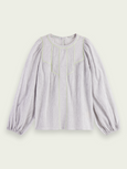 SCOTCH & SODA - Blouse brodée en coton bio